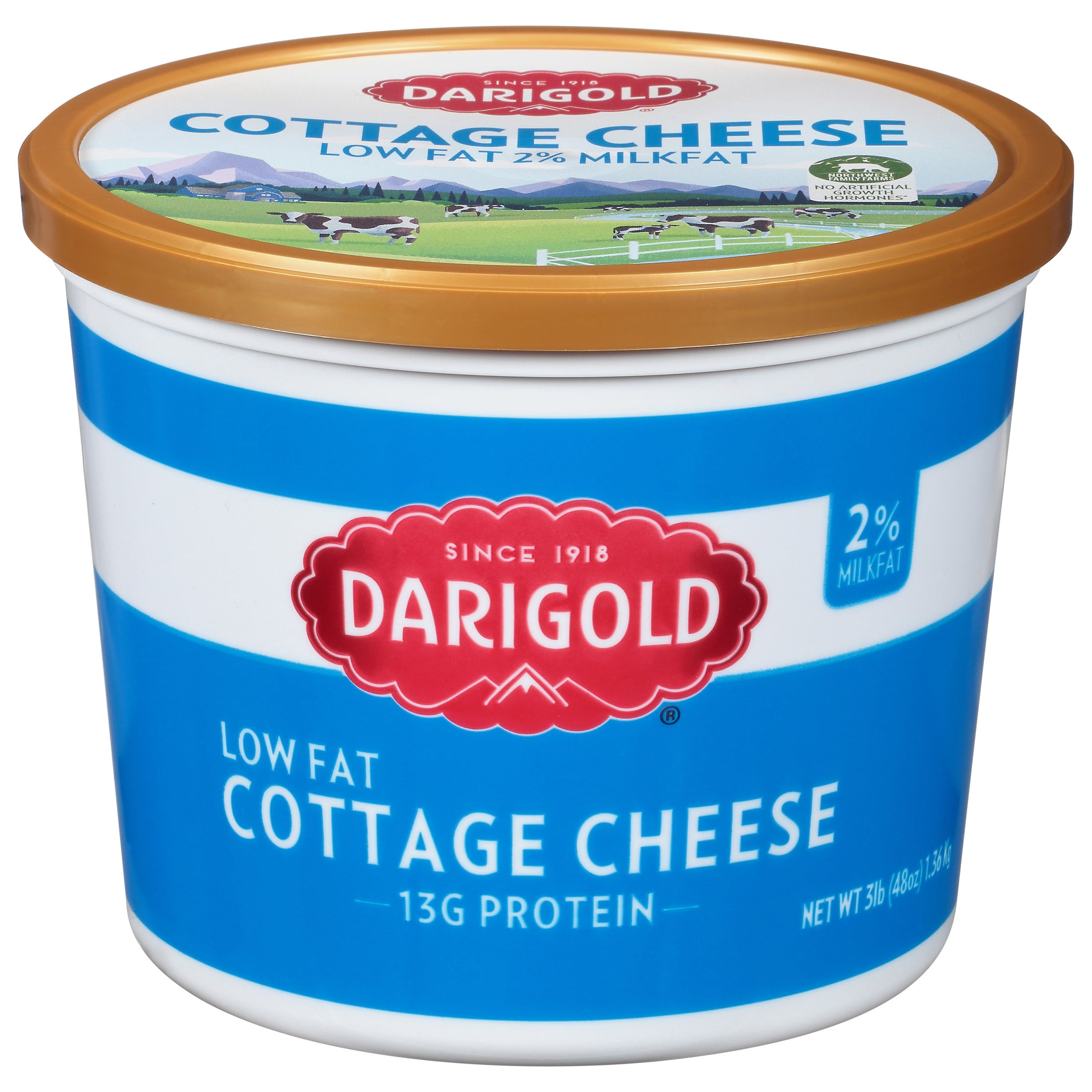 Darigold Small Curd Cottage Cheese with 2 Milk Fat , 32oz Tub
