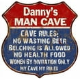 thumbnail image 1 of Darin's Man Cave Rules Sign Shield Metal Gift 211110023150, 1 of 1