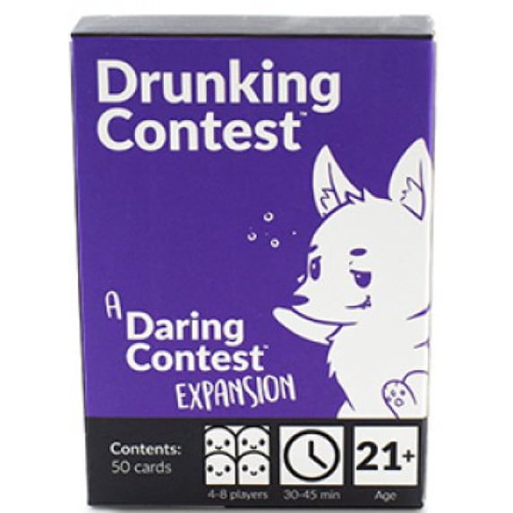 Daring Contest: Drinking Expansion Contest Expansion, White Tee Turtle