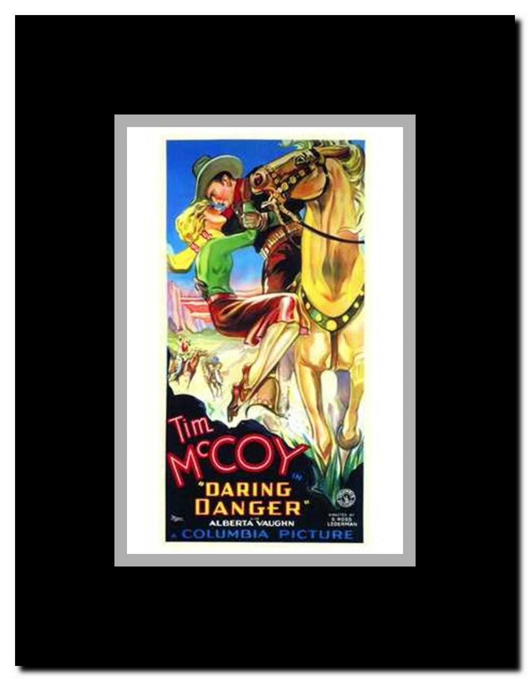 Daring Danger Framed Movie Poster