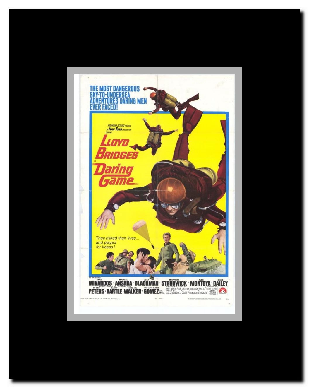 Daring Game Framed Movie Poster