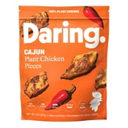 Daring Plant-Based Frozen Cajun Chicken Breast Pieces, Vegan, 8 oz, 27 Count
