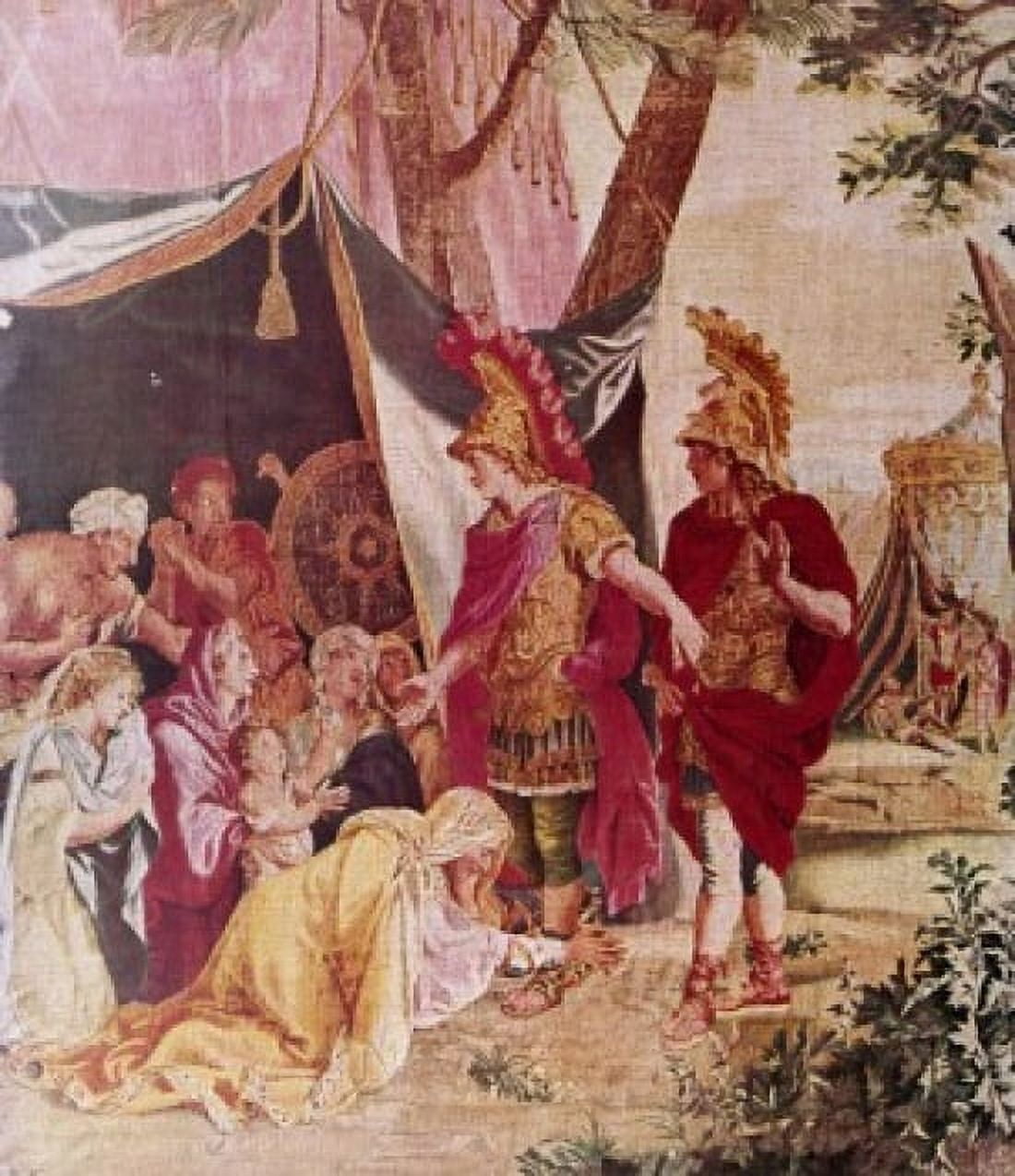 Darius Before Alexander by Charles Le Brun  (1619-1690) Canvas Art - Charles Le Brun (18 x 24)