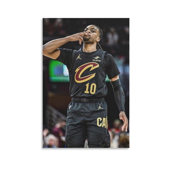 Darius Garland Canvas Poster Canvas Art Poster and Wall Art Picture Print Modern Family bedroom Decor Posters 16x24inch(40x60cm)