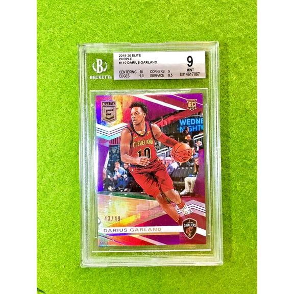 Darius Garland PURPLE PRIZM # /49 ROOKIE CARD BGS 9 RC 2019 Elite MAKE AN OFFER