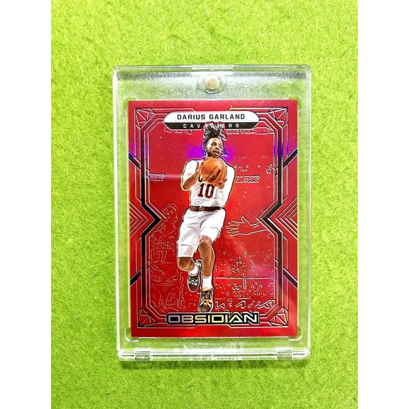 Darius Garland RED FLOOD PRIZM Obsidian ASIA CARD 2021 Panini Obsidian CAVALIERS