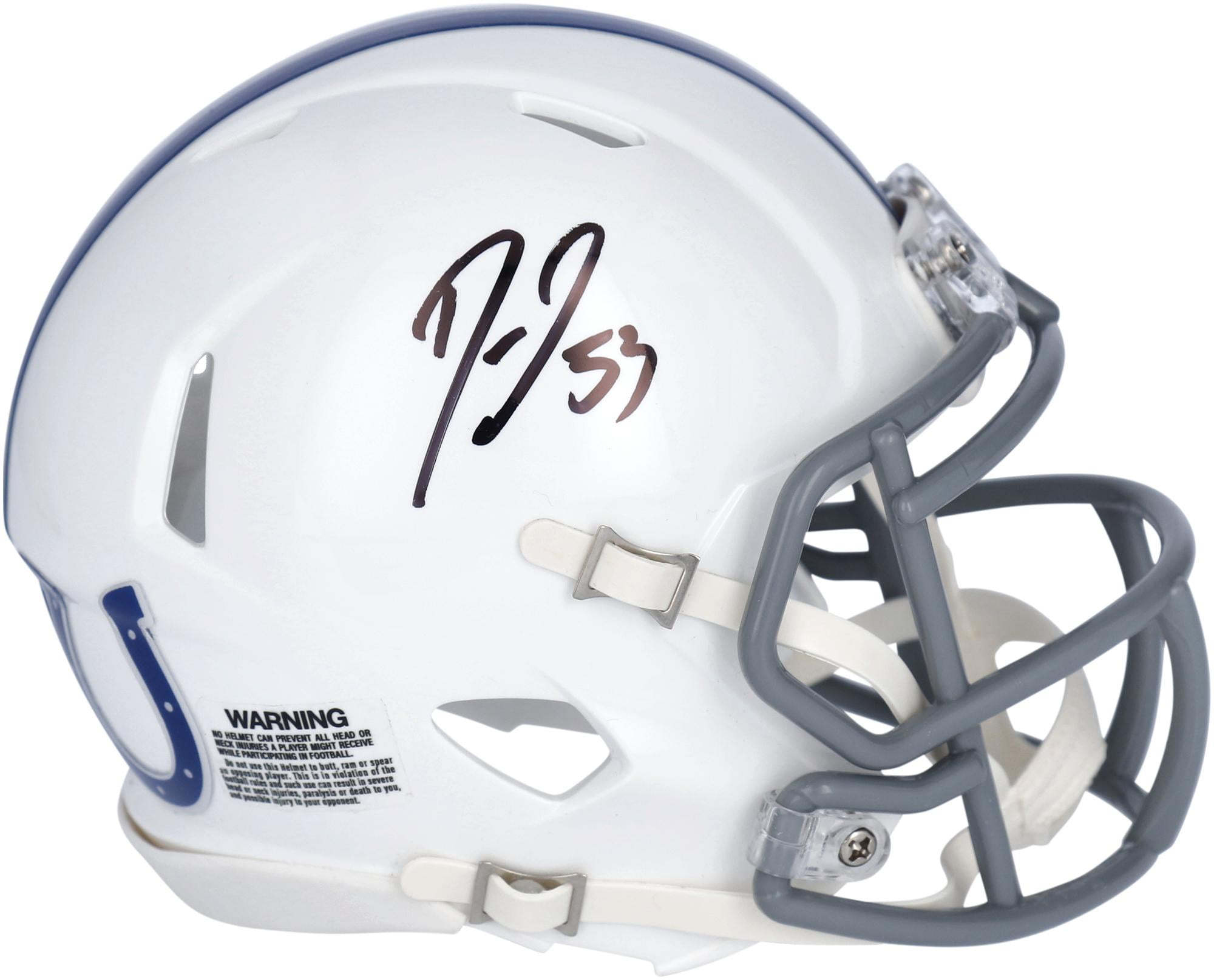 Darius Leonard Indianapolis Colts Autographed Riddell 2021 Season ...