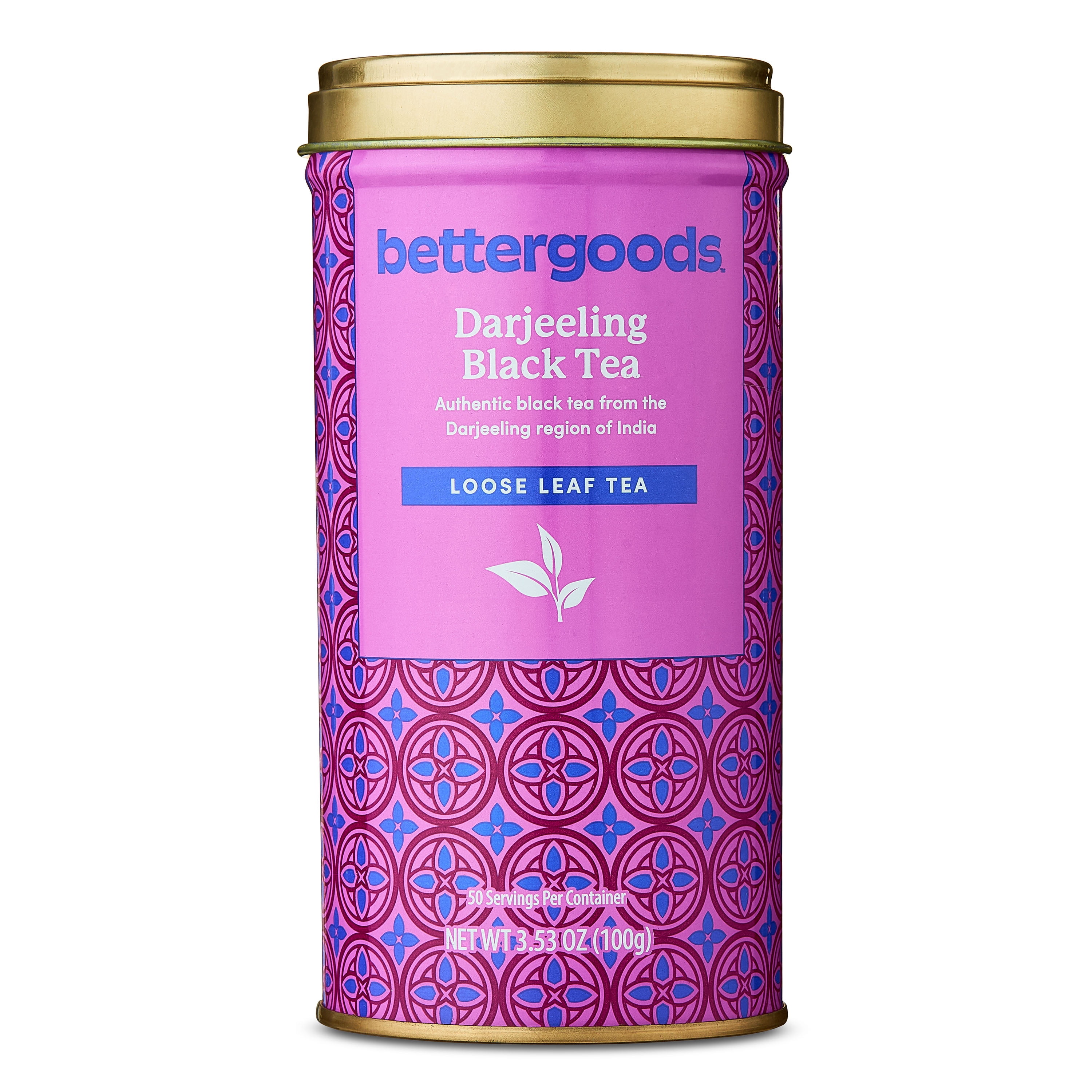 bettergoods Darjeeling Loose Leaf Black Tea, 3.53 oz