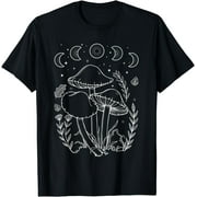 Dark Academia Aesthetic Goblincore Cottagecore Mushroom T-Shirt
