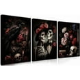 thumbnail image 1 of Dark Academia Decor, Gothic Canvas Wall Art, Victorian Goth Wall Dceror Paintings, Creepy Moody Skull and Butterfly Posters Prints for Living Room Bedroom Bathroom Gallery（Only canvas）, 1 of 6