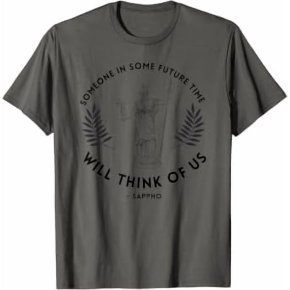 Dark Academia Light Poet Wlw Sappho Aesthetic Graphic Design For ...