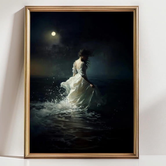 Dark Academia Wall Art Prints, Lake, Goth Moody Victorian, Aesthetic ...