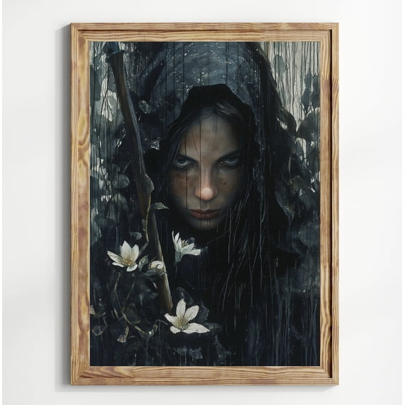 Dark Academia Wall Art Prints, Witch, Goth Moody Victorian, Aesthetic ...
