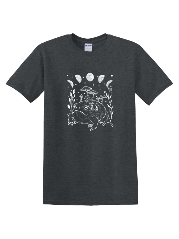 Dark Academia Witchy Frog Aesthetic Graphic T-Shirt