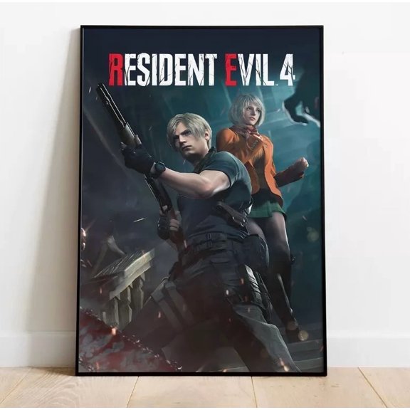 Dark Action Game Inspired Poster Style Artwork Modern Wall Art Poster UNFRAMED POSTER
