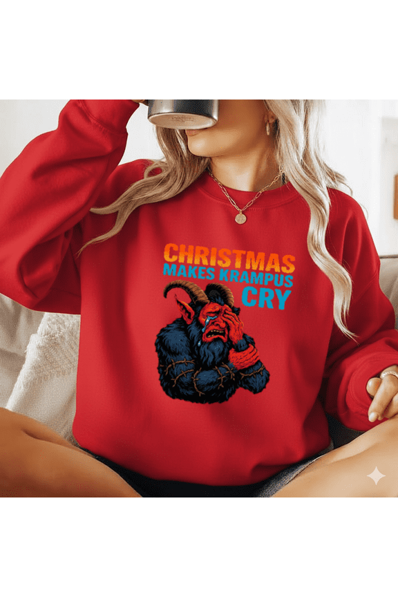 Dark Alternative Christmas Winter Glow Emo Goth Retro Art Sweatshirt, up to size 5XL