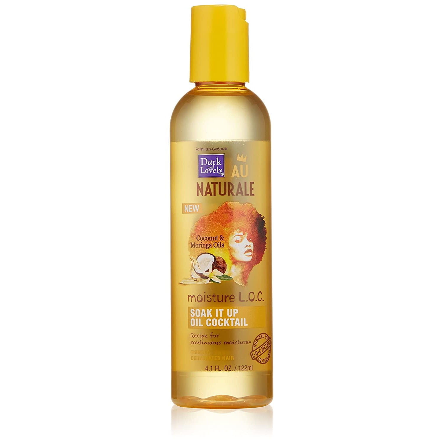 Dark And Lovely Au Naturale Moisture L.O.C. Soak It Up Oil Cocktail, 4.