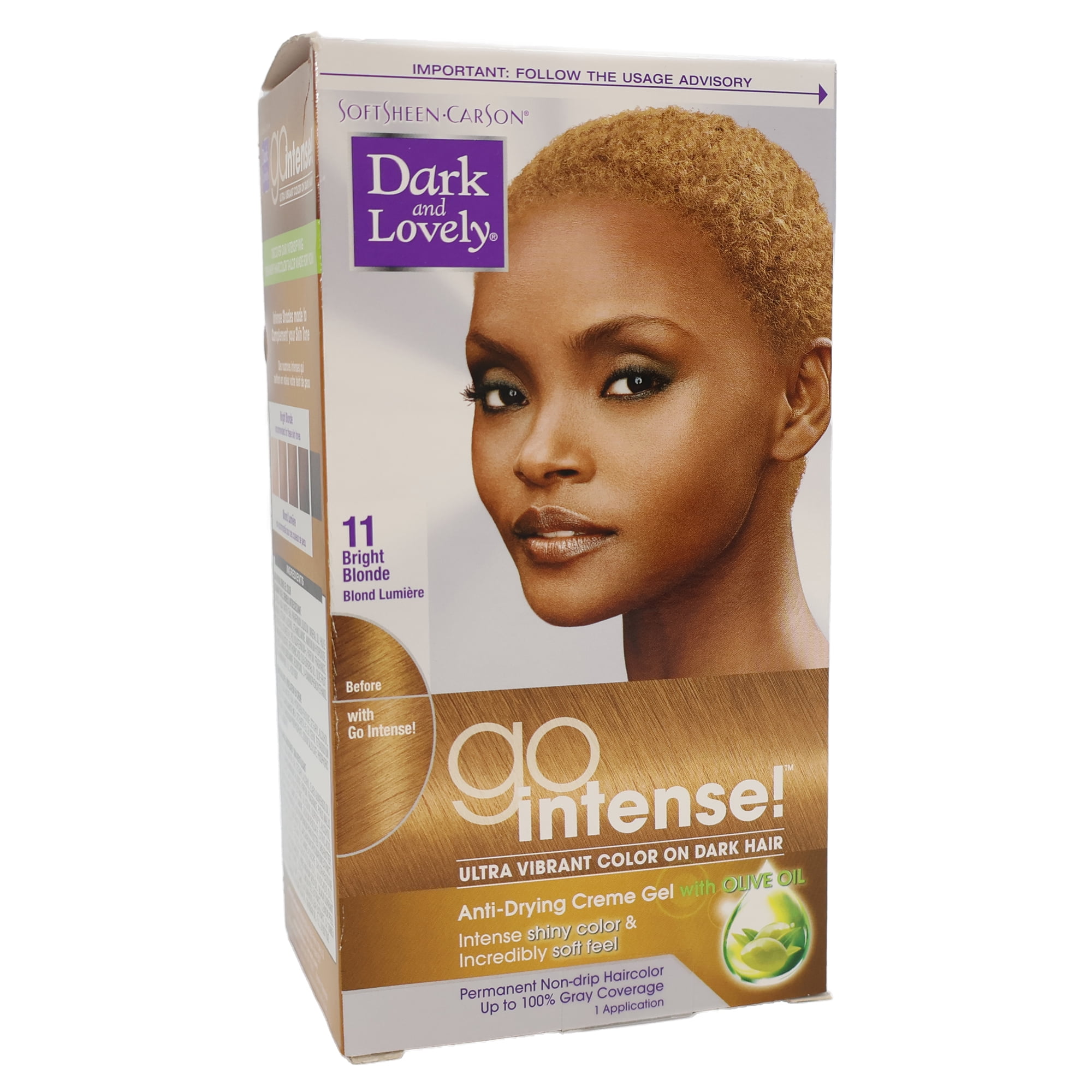 Dark And Lovely Go Intense Color Sprays Bright Blonde, Pack of 2