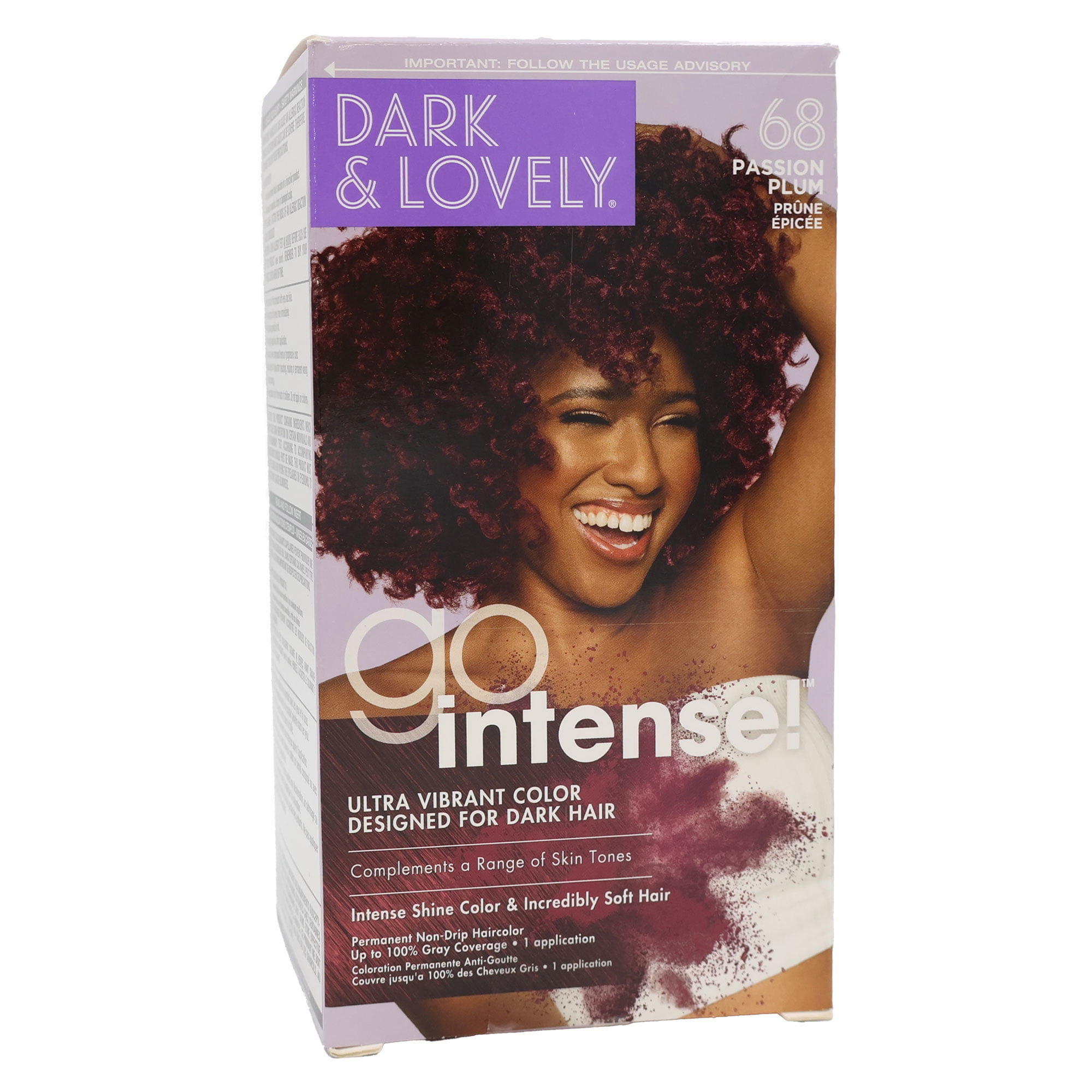 Dark And Lovely Go Intense Color Sprays Passion Plum