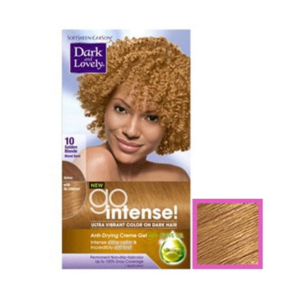 Dark And Lovely Go Intense Hair Color, Golden Blonde - 1 Kit 