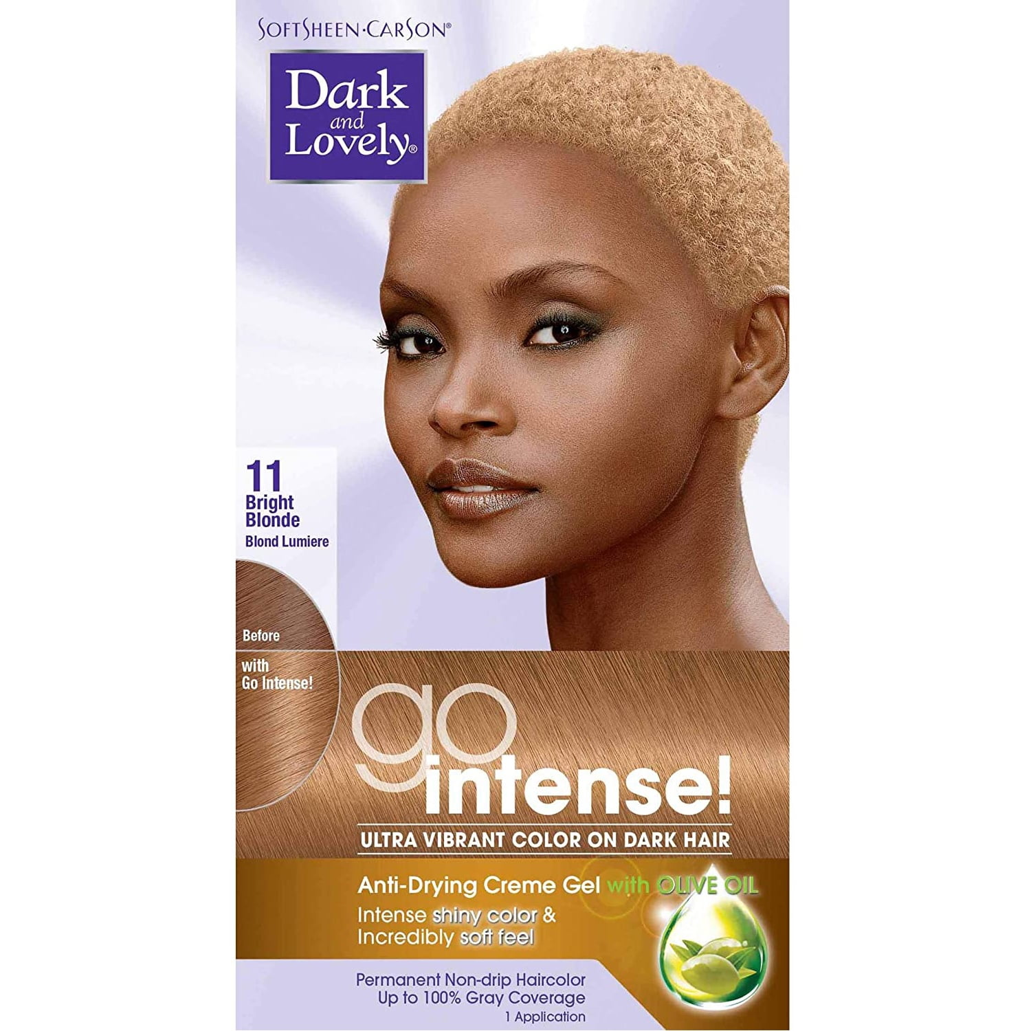 Dark And Lovely Hair Color Go Intense Bright Blonde