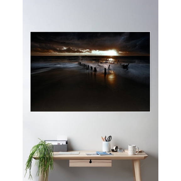 Dark And Moody Poster Wall Art, Modern Wall Decor For Living Room Bedroom, 8x12 UNFRAMED
