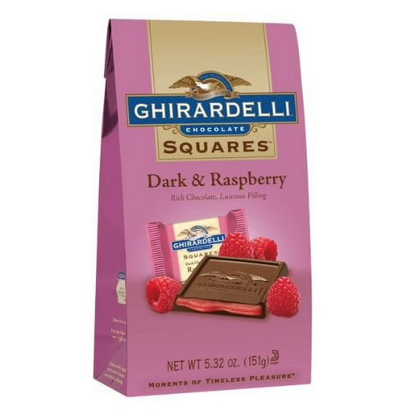 Dark And Raspberry Squares Stand Up Bag, 5.32 Ounce