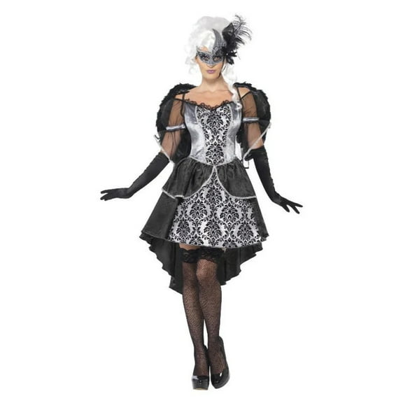 Dark Angel Masquerade Costume Black Adult