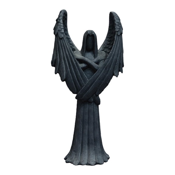 Dark Angel Statue, Angel Figurine Resin Angel Sculpture Resin Statue Creative Collection Art Crafts for Shelf Bedroom Desktop Table Decor