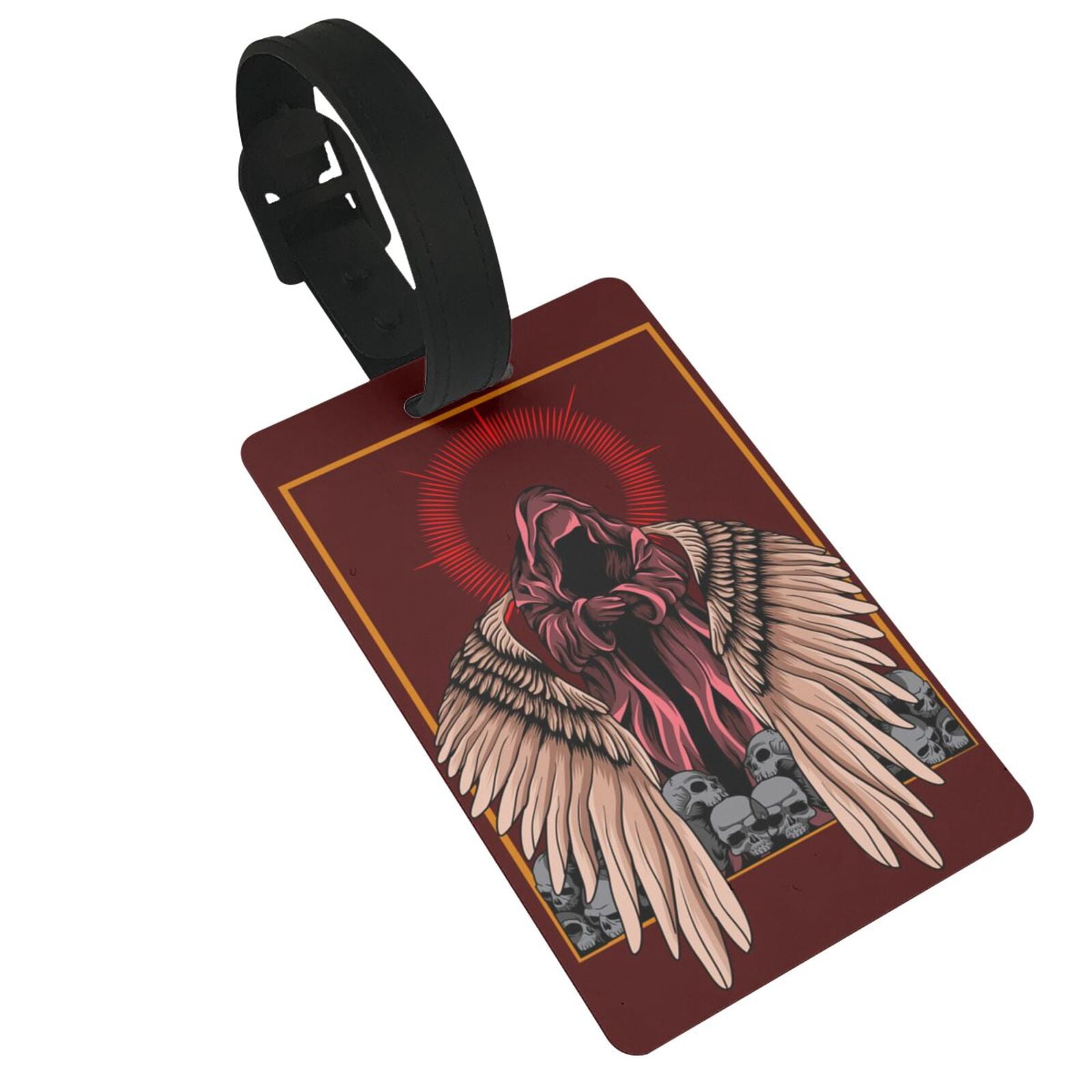 Dark Angel With Skull Luggage Tags Suitcases ID Baggage Identifier Card ...