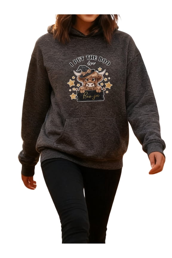 Dark Animal Spirit Halloween Animal Hoodie for Men and Women, Unisex Pullover Hooded Sweatshirt, Comfortable Cotton Poly Blend, Casual Fall Seasonal Outfit