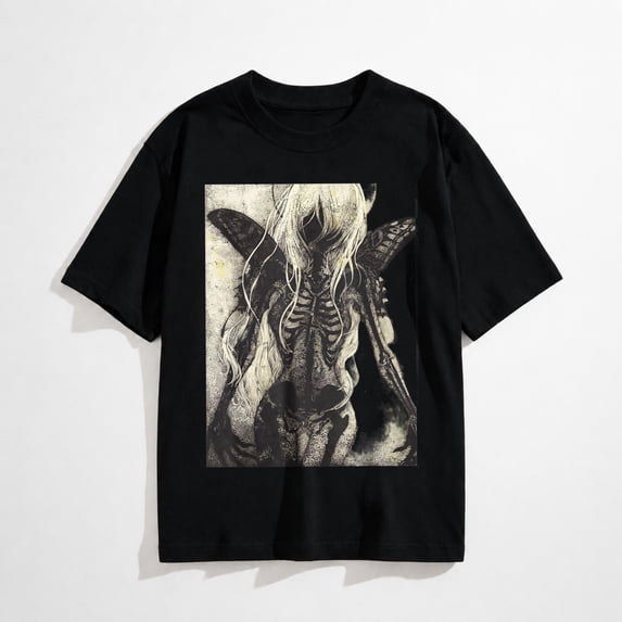Dark Art Aesthetic Grunge clothes Fairycore Gothic Horror Short Sleeve T-Shirt