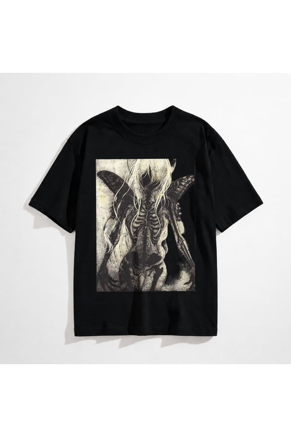 Dark Art Aesthetic Grunge clothes Fairycore Gothic Horror Short Sleeve T-Shirt