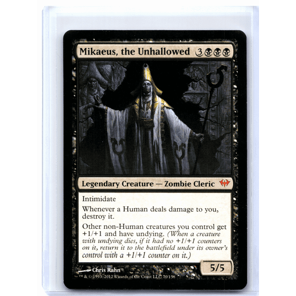 Dark Ascension Mikaeus, the Unhallowed Nonfoil Mythic #70
