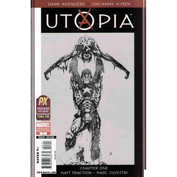 Dark Avengers/Uncanny X-Men: Utopia #1C VF ; Marvel Comic Book