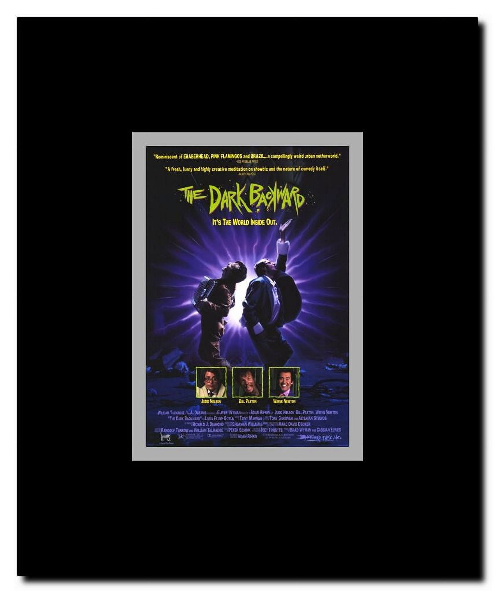 Dark Backward Framed Movie Poster
