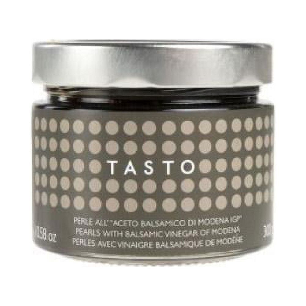 Dark Balsamic Pearls by Tasto (10.5 ounce)