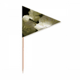 thumbnail image 1 of Dark Big-sized White Roses Toothpick Triangle Cupcake Toppers Flag, 1 of 3