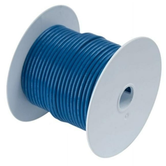 Dark Blue 16 AWG Tinned Copper Wire - 25 ft.