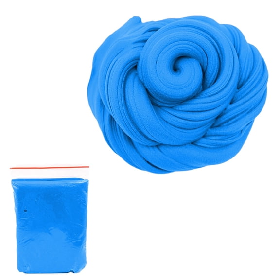 Dark Blue 20G Solid Color Butter Clay Dark Blue Stretchy Diy Sensory Putty Fluffy Texture Non Hardening For Creative Projects