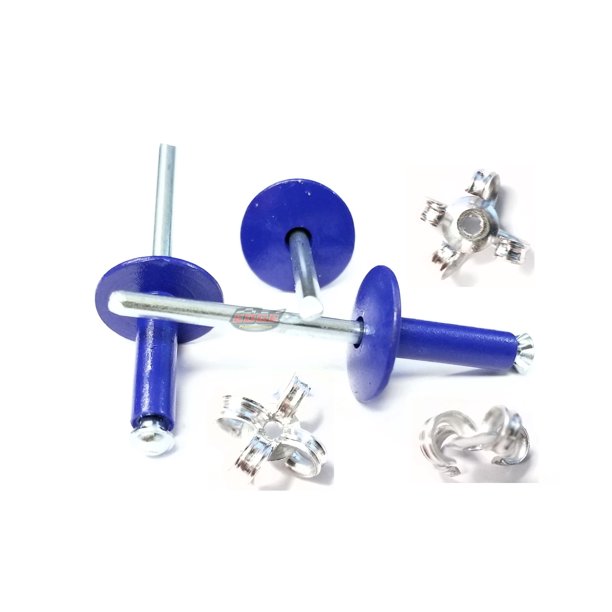 Pop Rivet Large Head Mill Exploding Rivets 50 Ct. Tri-Fold Racing ...
