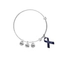 thumbnail image 1 of Dark Blue Arthritis Ribbon Retractable Bracelets, 1 of 2