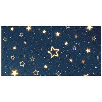 Dark Blue Background with Shining Golden Stars Banner Party Decorations Backdrop for Birthday Celebrations Photography Props and Event Decor Happy Party Decorative Supplies