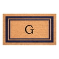 thumbnail image 1 of Dark Blue Border  Monogram Doormat (Letter G), 1 of 6