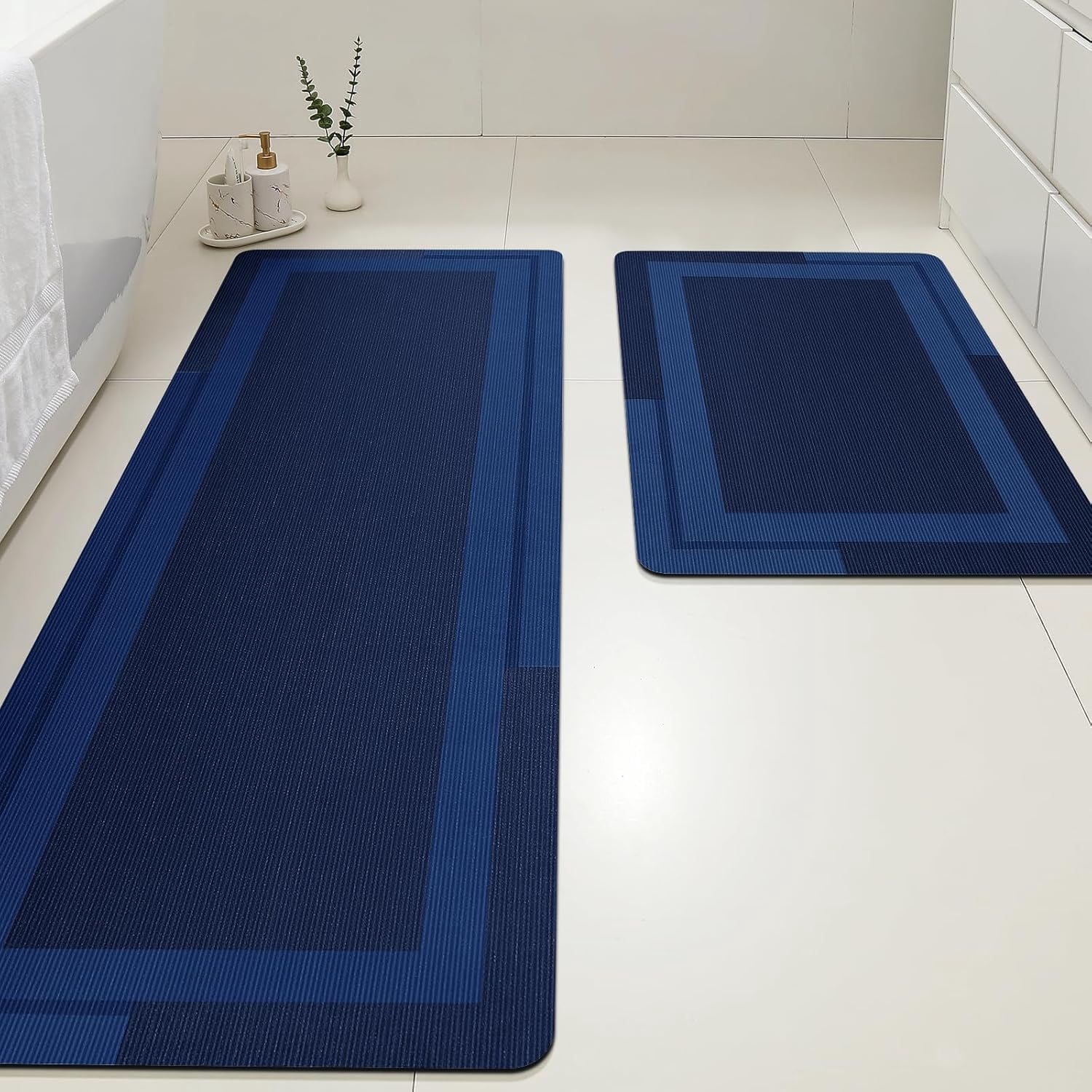 Dark Blue Bordered 24