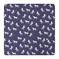 thumbnail image 1 of Dark Blue Cartoon Unicorn Heart Pattern Square Fitted Tablecloth with Elastic Edge,Square Table Cover,Washable Elastic Table Cover for Home Kitchen Party Decor 36"x36", 1 of 6