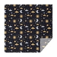 thumbnail image 1 of Dark Blue Celestial Pattern Square Tablecloth,Waterproof Square Table Cover,Wipeable Spillproof Washable Table Cover for Home Kitchen Party Decor 60"x60"(152x152cm), 1 of 6