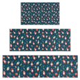 thumbnail image 1 of Dark Blue Christmas Gnome and Gift Pattern Kitchen Rugs Sets Of 3,Kitchen Runner Rugs Non Skid Washable,Decorative Kitchen Floor Mats for Kitchen,Sink,Laundry,17"x30"+ 17"x47" + 17"x59", 1 of 6