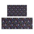 thumbnail image 1 of Dark Blue Christmas Nutcracker Pattern Kitchen Rugs Sets Of 2,Anti Fatigue Kitchen Mat Rugs Non Slip Washable,Decorative Kitchen Floor Mats for Kitchen,Sink,Laundry,17"x30"+17"x47", 1 of 7