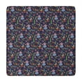 thumbnail image 1 of Dark Blue Christmas Nutcracker Pattern Square Fitted Tablecloth with Elastic Edge,Square Table Cover,Washable Elastic Table Cover for Home Kitchen Party Decor 34"x34", 1 of 6